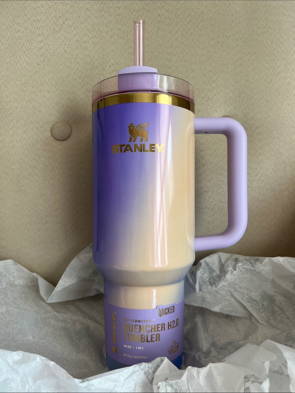 NWT Stanley Glinda For Good 40 oz Tumbler 🩵💜💛